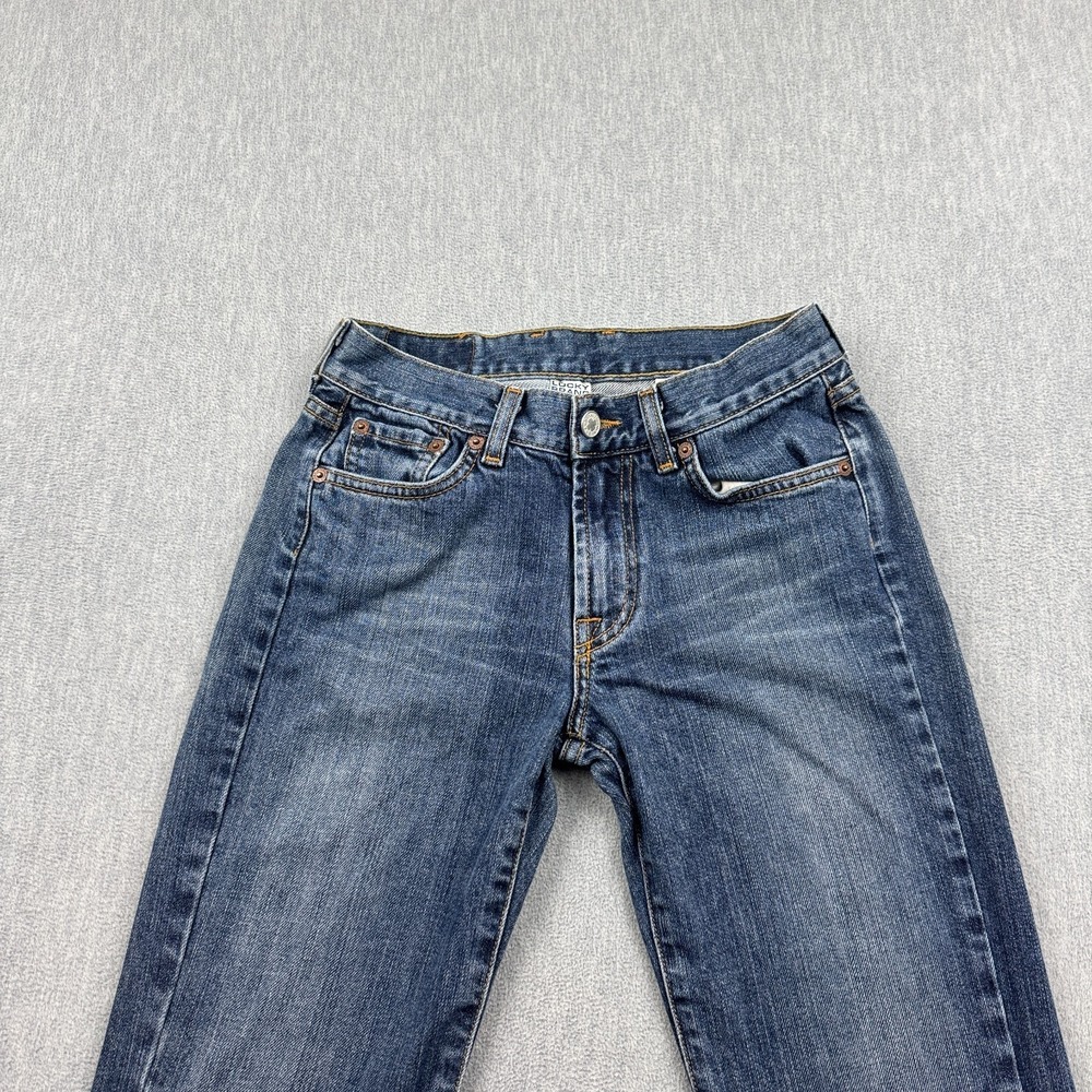 Vintage Lucky Brand Jeans Women 26x31 Low Rise Bootcut Stretch Denim Made in USA - Picture 2 of 13